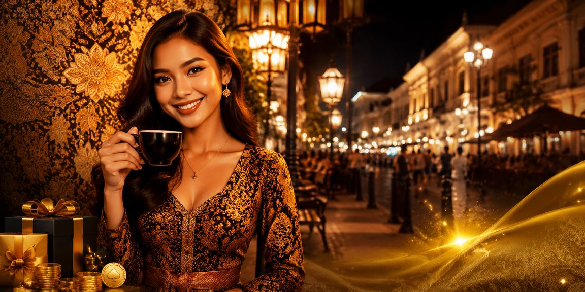Perempuan menikmati kopi sambil mengakses platform VIP bonus topbet88 di kafe Vietnam